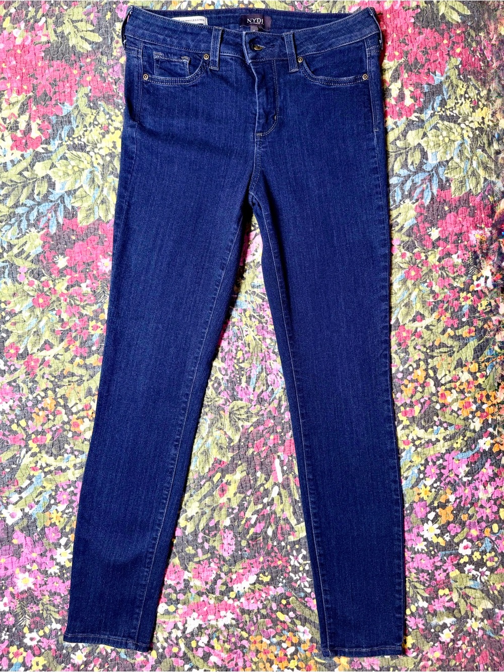 NYDJ Dark Blue Skinny Jeans